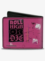 Dungeons & Dragons Roll High Or Die Bifold Wallet