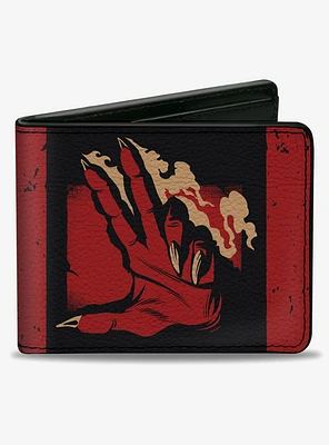 Dungeons & Dragons Finger of Death Signal Stripes Bifold Wallet