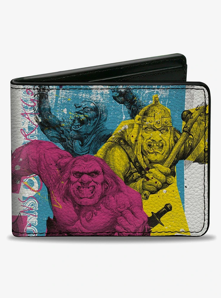 Dungeons & Dragons Ghoul Gang Group Pose Multi Bifold Wallet