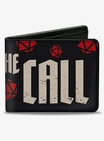 Dungeons & Dragons Heed The Call With Dice Bifold Wallet