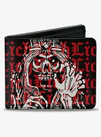 Dungeons & Dragons Lich Monster Illustration Text Bifold Wallet