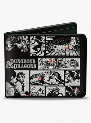 Dungeons & Dragons Monster Illustration Blocks Bifold Wallet