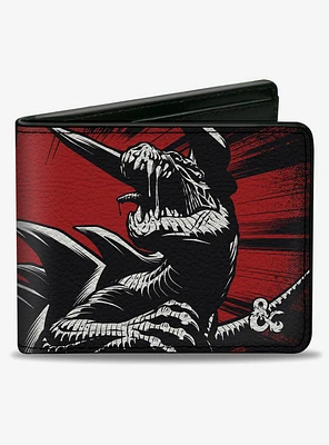 Dungeons & Dragons Tarrasque Monster and Text Bifold Wallet