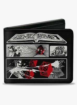 Dungeons & Dragons I Survived The Spellplague Spell Blocks Bifold Wallet