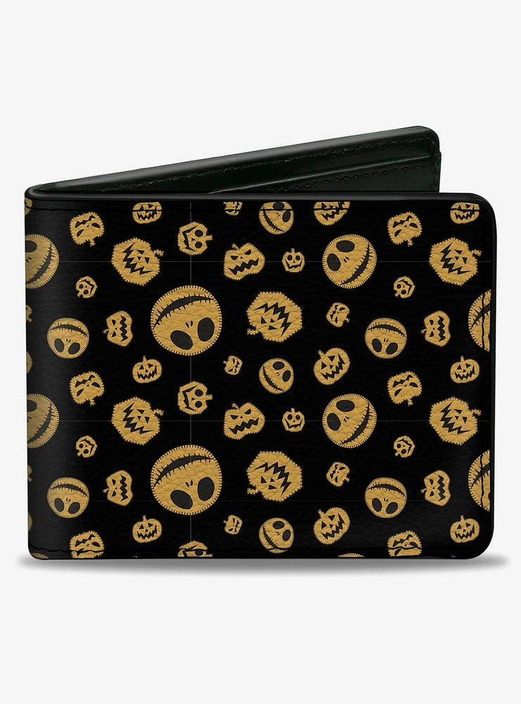 Disney Nightmare Before Christmas Jack O' Lanterns Bifold Wallet