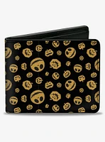 Disney Nightmare Before Christmas Jack O' Lanterns Bifold Wallet