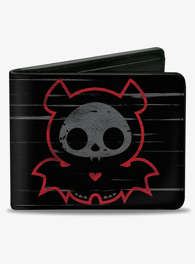 Skelanimals Diego The Bat I Bite Pose Bifold Wallet