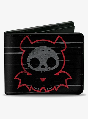 Skelanimals Diego The Bat I Bite Pose Bifold Wallet