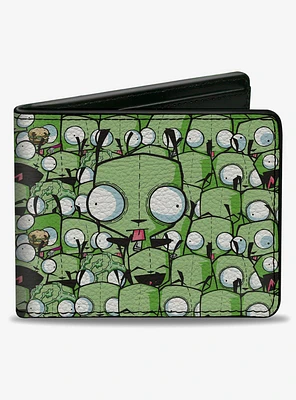 Invader Zim GIR Poses Stacked Bifold Wallet