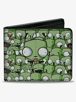 Invader Zim GIR Poses Stacked Bifold Wallet