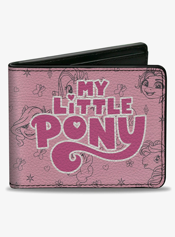 My Little Pony Title Logo With Pony and Cutie Mark Bifold Wallet
