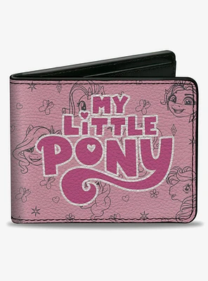My Little Pony Title Logo With Pony and Cutie Mark Bifold Wallet