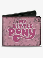 My Little Pony Title Logo With Pony and Cutie Mark Bifold Wallet