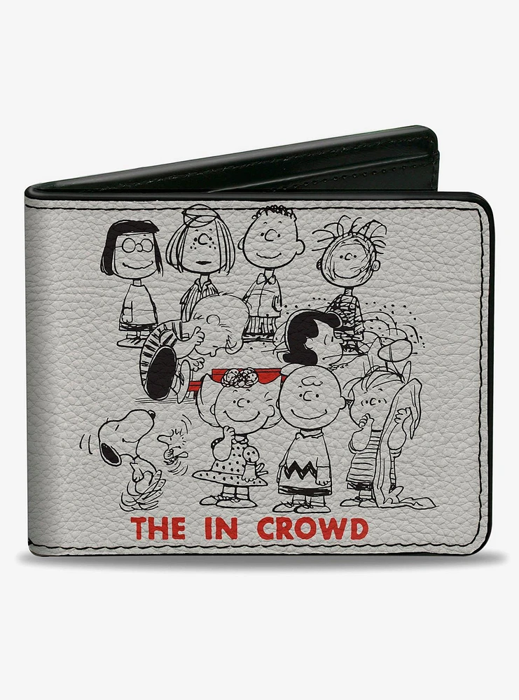 Peanuts Gang 75th The In Crowd Group Pose Bifold Wallet