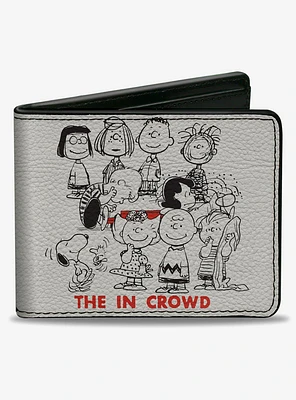 Peanuts Gang 75th The In Crowd Group Pose Bifold Wallet