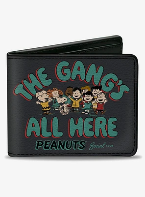Peanuts Gang 75th The Gang's All Here Group Pose Bifold Wallet