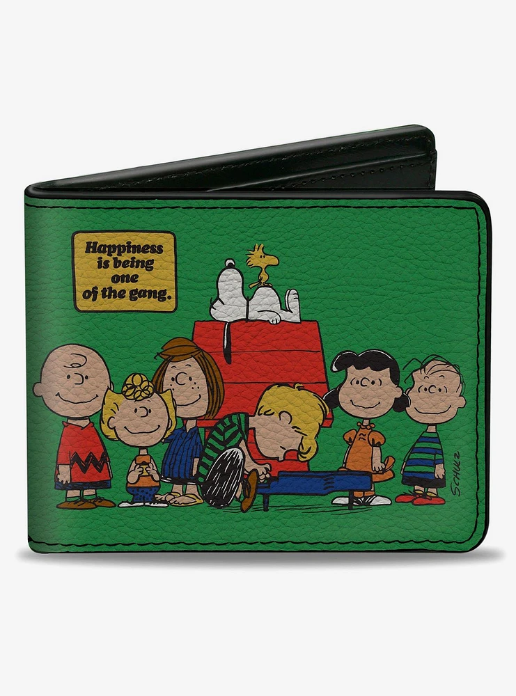 Peanuts Gang 75th Happiness Is Being One of the Gang Bifold Wallet