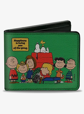 Peanuts Gang 75th Happiness Is Being One of the Gang Bifold Wallet
