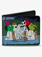 Peanuts Gang Halloween Trick Or Treat Group Pose Bifold Wallet