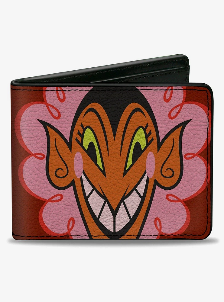 The Powerpuff Girls Him Face Close Up Bifold Wallet