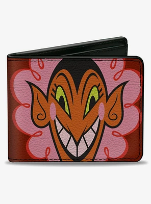 The Powerpuff Girls Him Face Close Up Bifold Wallet