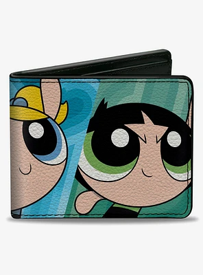 The Powerpuff Girls Character Close Up Bifold Wallet