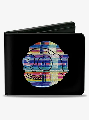 Rick and Morty Static Faces Multi Bifold Wallet