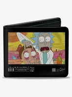 Rick and Morty To Live Is To Risk It All Pose Multi Bifold Wallet