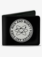Rick and Morty Forever and Ever Logo Bifold Wallet