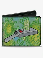 Rick and Morty Portal Gun and Portals Bifold Wallet