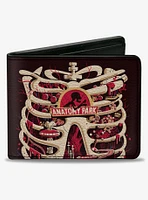 Rick and Morty Anatomy Park Rib Cage Scene Bifold Wallet