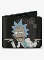 Rick and Morth Rick Get Schwifty Quotes Bifold Wallet