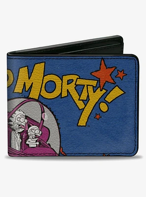 Rick and Morty Don't Think About It Spaceship Pose Bifold Wallet
