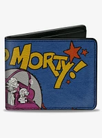 Rick and Morty Don't Think About It Spaceship Pose Bifold Wallet
