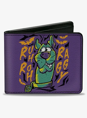 Scooby-Doo! Scared Pose Ruh Roh Raggy Bifold Wallet