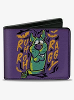 Scooby-Doo! Scared Pose Ruh Roh Raggy Bifold Wallet
