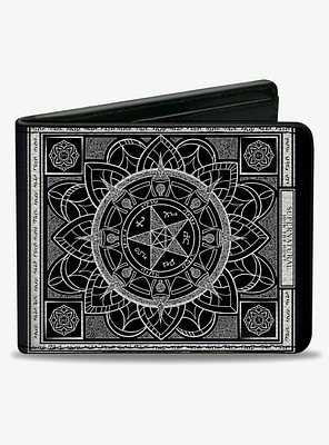 Supernatural Pentagram Mandala Bifold Wallet