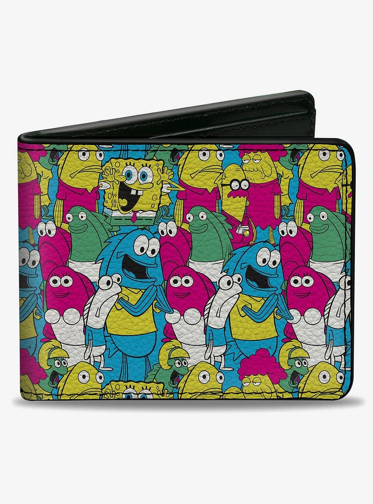 SpongeBob SquarePants and Friends Collage Bifold Wallet