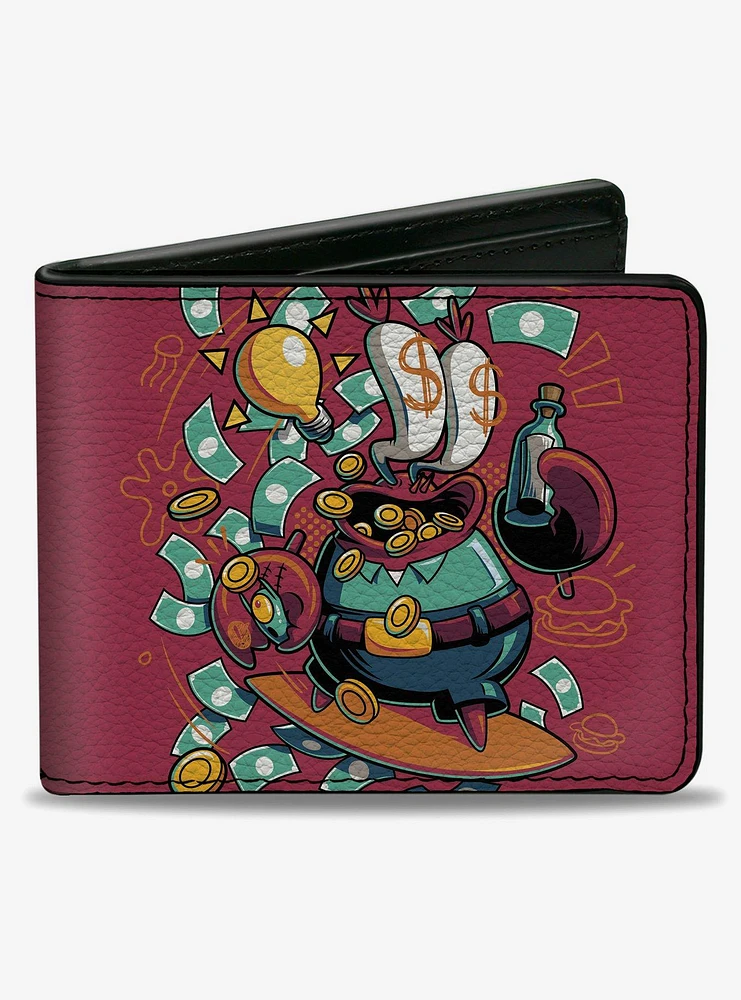 SpongeBob SquarePants Mr Krabs Dollar Sign Bifold Wallet