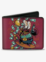 SpongeBob SquarePants Mr Krabs Dollar Sign Bifold Wallet
