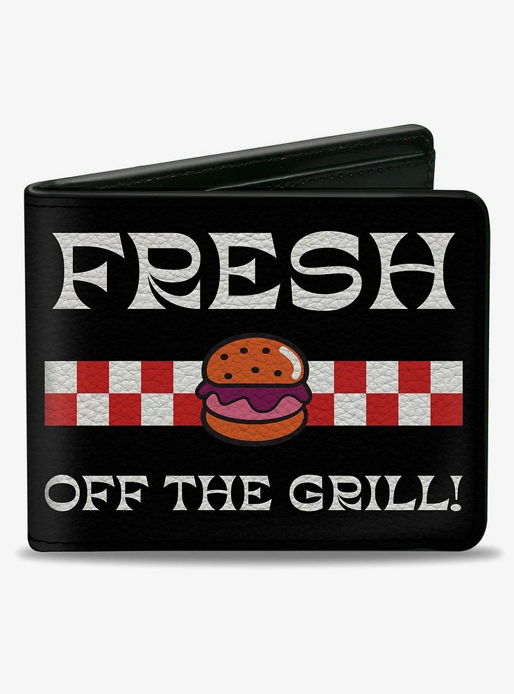 SpongeBob SquarePants The Krusty Krab Fresh Off The Grill Bifold Wallet