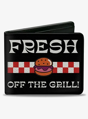 SpongeBob SquarePants The Krusty Krab Fresh Off The Grill Bifold Wallet