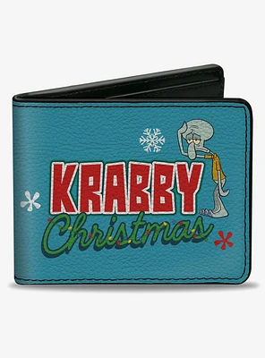 SpongeBob SquarePants Squidward Tentacles Krabby Bifold Wallet