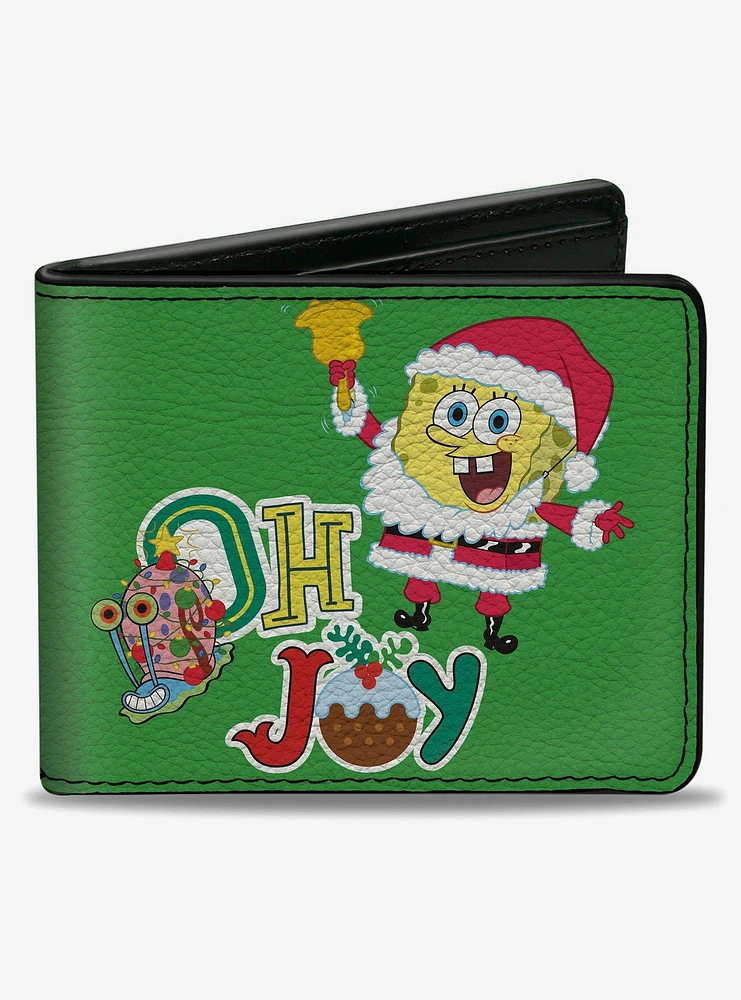 SpongeBob SquarePants and Gary Oh Joy Holiday Pose Bifold Wallet