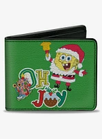 SpongeBob SquarePants and Gary Oh Joy Holiday Pose Bifold Wallet