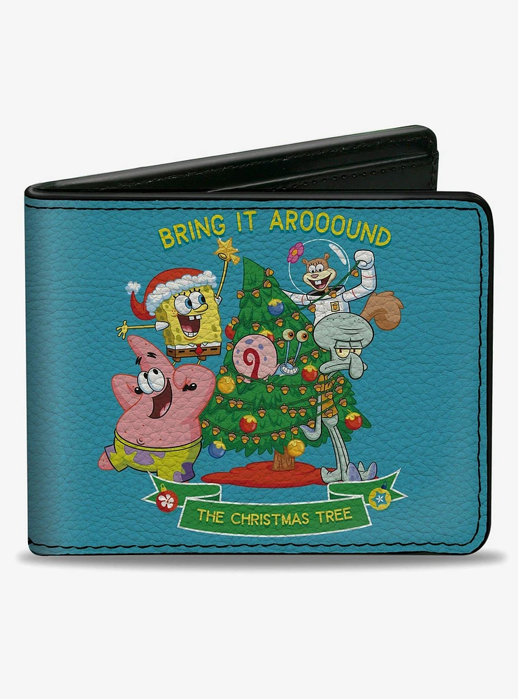 SpongeBob SquarePants The Tree Group Pose Bifold Wallet