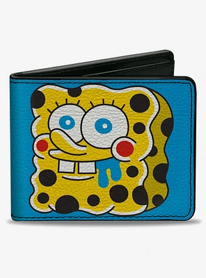 SpongeBob SquarePants Drooling and Melting Faces Bifold Wallet