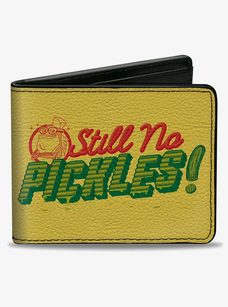 SpongeBob SquarePants Still No Pickles and Title Logo Bifold Wallet