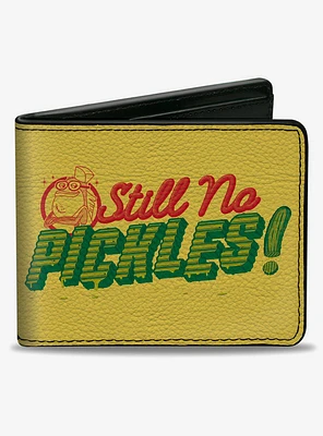 SpongeBob SquarePants Still No Pickles and Title Logo Bifold Wallet