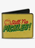 SpongeBob SquarePants Still No Pickles and Title Logo Bifold Wallet